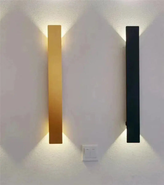 Modern LED Up Down Wall Lamp - Aluminum - ShadesArray