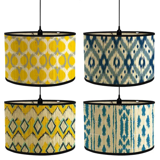 Japanese Style Lamp Shade  Bamboo Light Cover Bar Cafe Homestay Decor Chandelier Wall Lamp Lampshade Bamboo Art Light Shade Shades Array