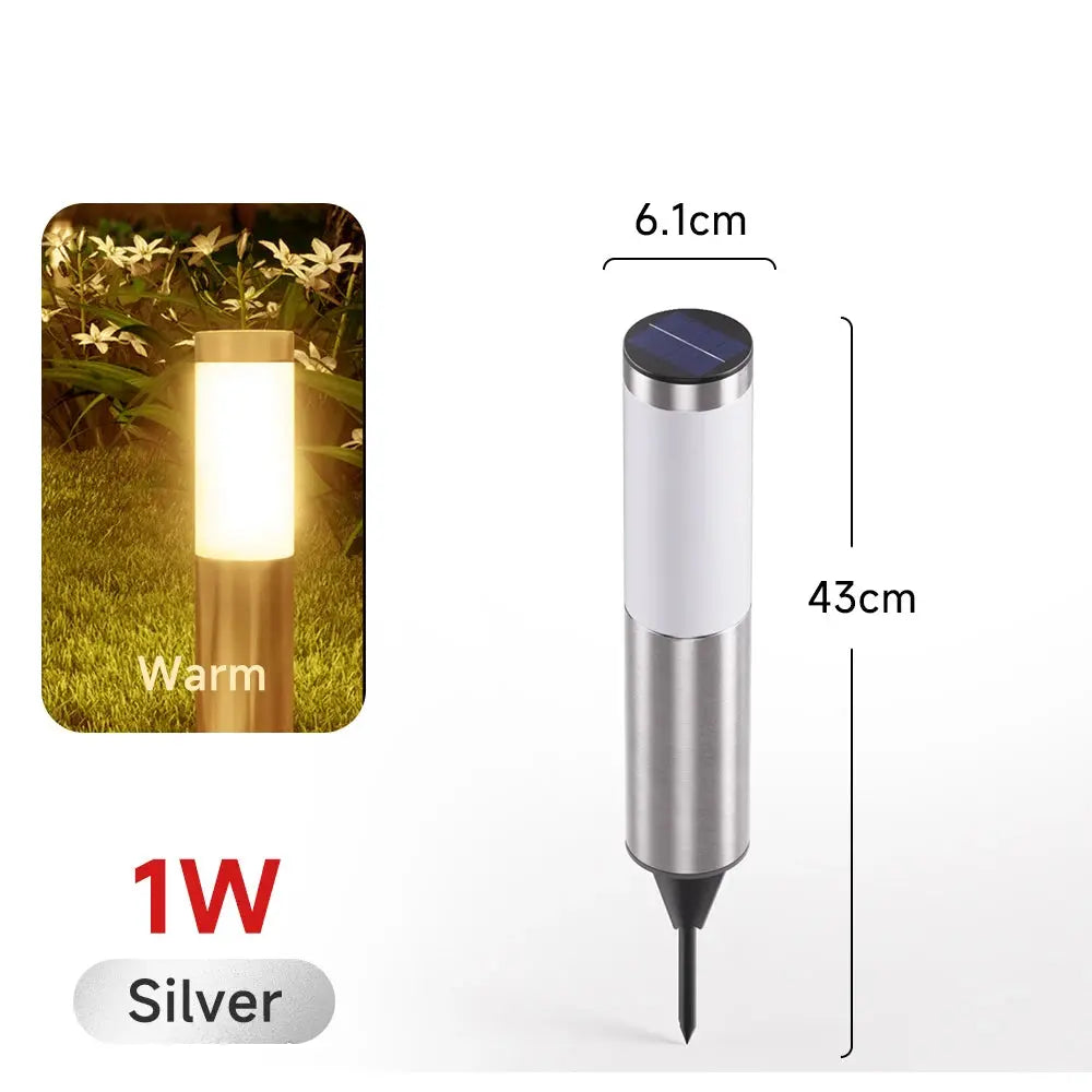 LED Outdoor Stainless Steel Solar and Garden Light - Shades Array