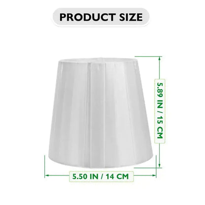 Lamp Shade Lampshade Cloth Table Light Cover Barrel Pleated Small Chandelier Lampshades Clip Fabric Lamps Replacement Floor ShadesArray