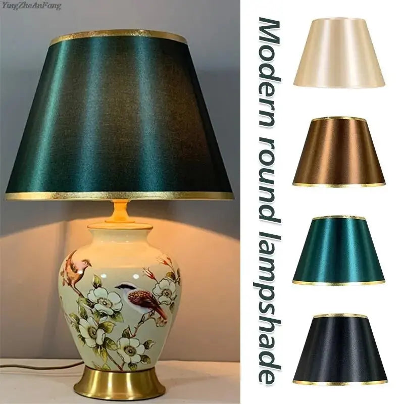 Nordic Style Chandelier Lamp Shade Cloth Bedside Table Ceiling Light Cover Modern Minimalism E27 Wall Lamp Floor Lamp Cover ShadesArray