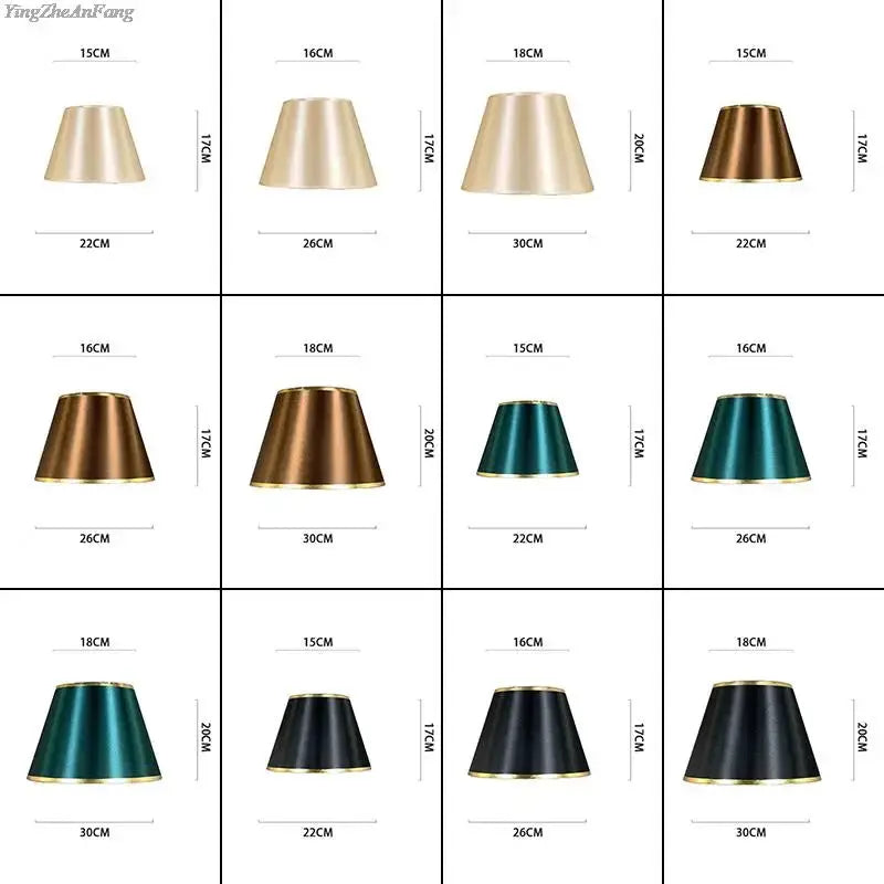 Nordic Style Chandelier Lamp Shade Cloth Bedside Table Ceiling Light Cover Modern Minimalism E27 Wall Lamp Floor Lamp Cover ShadesArray