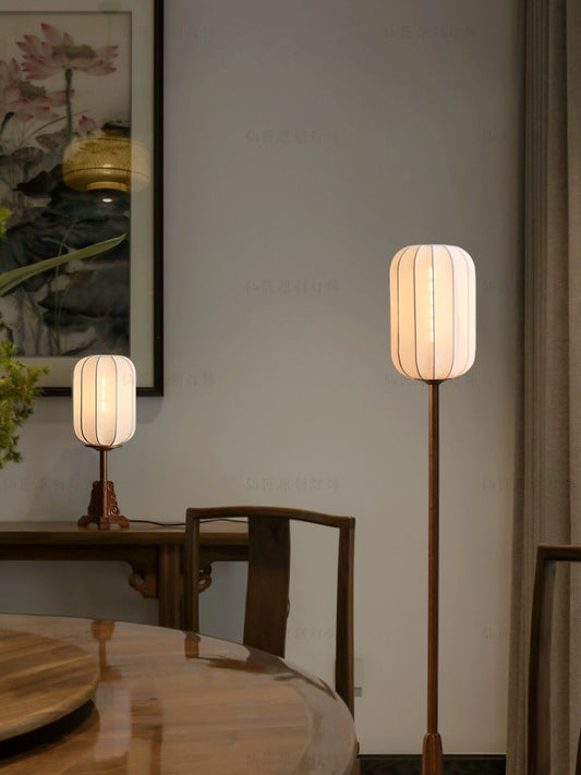 Chinese-Style Floor Lamp and Table Lamps for Living Room - Shades Array