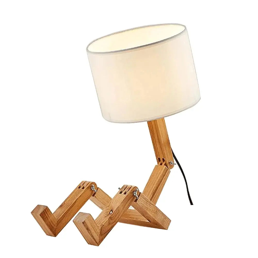 Wooden LED Book Holder Table Lamp - ShadesArray