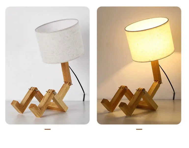 Wooden LED Book Holder Table Lamp ShadesArray